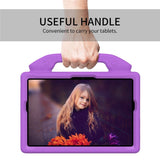 Samsung Galaxy Tab A11+ (Plus) / A9+ (Plus) EIDERWOOD Barn Deksel - Thumb Stativfunksjon Deksel - Lilla