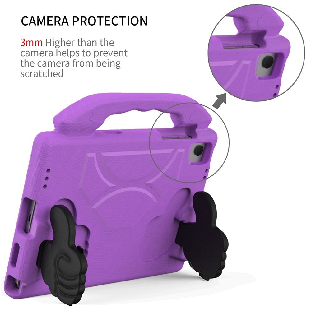 Samsung Galaxy Tab A11+ (Plus) / A9+ (Plus) EIDERWOOD Barn Deksel - Thumb Stativfunksjon Deksel - Lilla