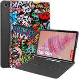 EIDERWOOD Lenovo Tab Plus 11.5" Kunstskinn Deksel med Mønster - Graffiti