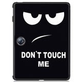 EIDERWOOD OnePlus Pad 2 Tri-Fold Deksel i Kunstskinn med Sleep-Funksjon - "Don't Touch Me"