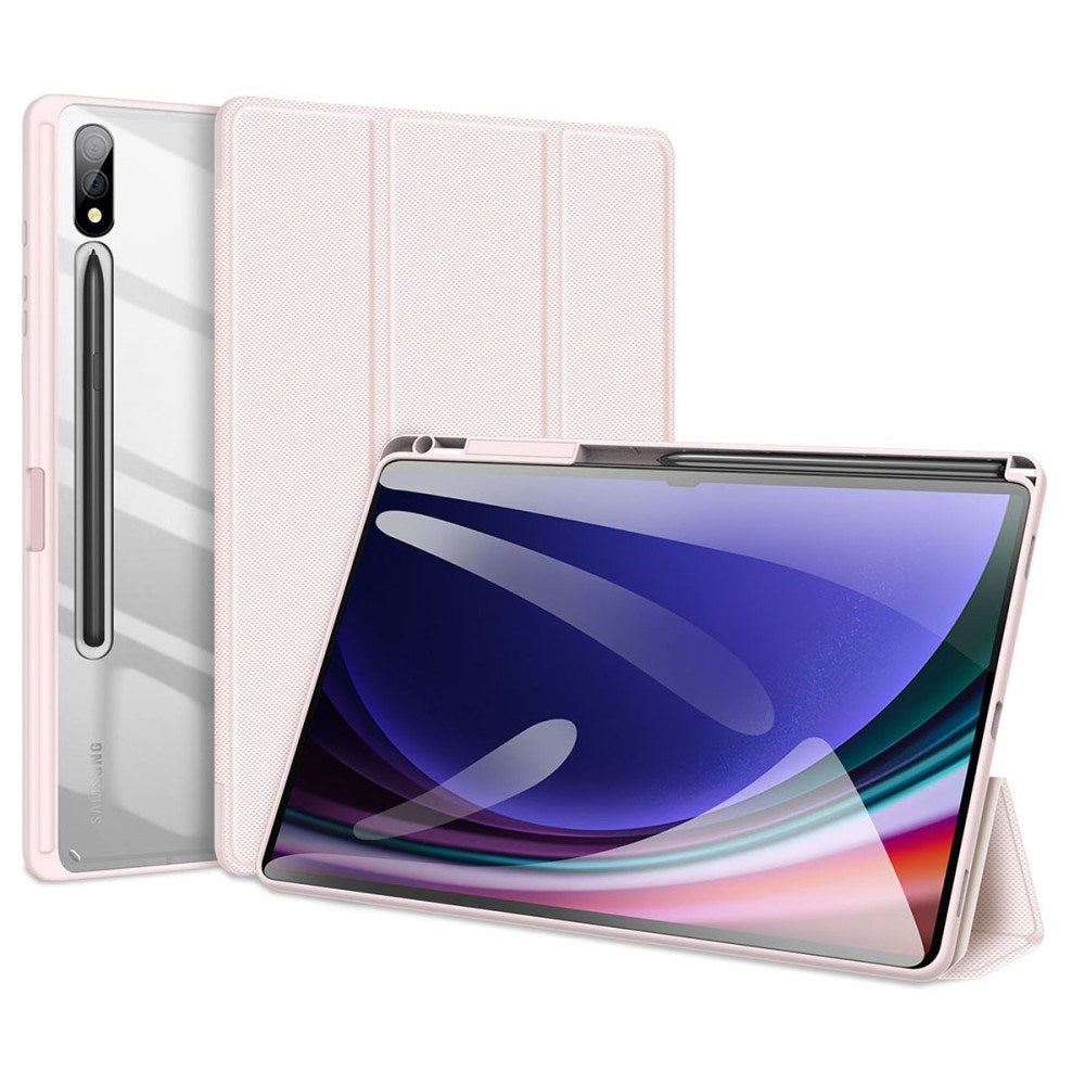 Samsung Galaxy Tab S10 Plus DUX DUCIS TOBY Series - Støtsikkert Flipdeksel - Rosa