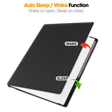 EIDERWOOD ReMarkable Paper Pro Kunstskinn Plast Deksel m. Penne Holder - Svart