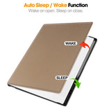 EIDERWOOD ReMarkable Paper Pro Kunstskinn Plast Deksel m. Penne Holder - Brun