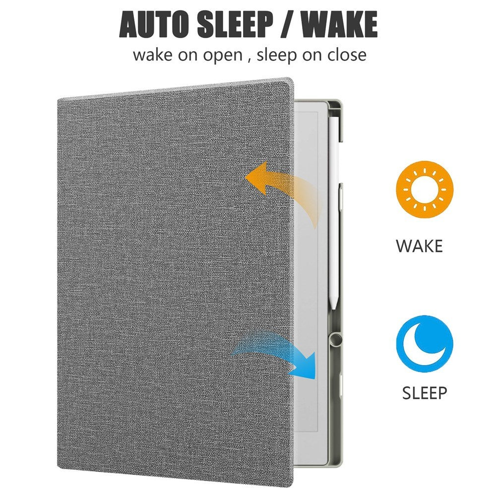 ReMarkable Paper Pro EIDERWOOD Kunstskinn Deksel – Lysegrå