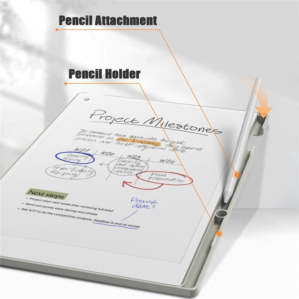 ReMarkable Paper Pro EIDERWOOD Kunstskinn Deksel – Lysegrå