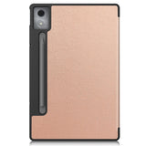 EIDERWOOD Lenovo IdeaTab Pro Kunstskinn Flip Deksel m. Stativfunksjon & Pencil Holder - Rose Gold