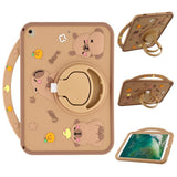 iPad 10.2" (2021 / 2020 / 2019) / iPad Air (2019) EIDERWOOD Silikon Deksel m. Roterende Kickstand - Capybara