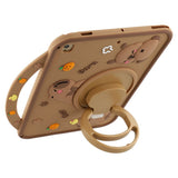iPad 10.2" (2021 / 2020 / 2019) / iPad Air (2019) EIDERWOOD Silikon Deksel m. Roterende Kickstand - Capybara