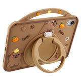iPad Mini (2024 / 2021) EIDERWOOD Silikon Deksel m. Roterende Kickstand - Capybara