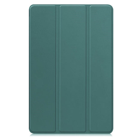EIDERWOOD Samsung Galaxy Tab S10 FE+ (Plus) Kunstskinn Flip Deksel m. Stativfunksjon & Pencil Holder - Grønn