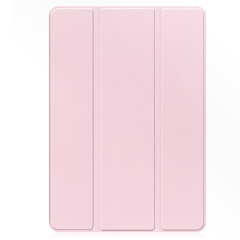 EIDERWOOD Samsung Galaxy Tab S10 FE+ (Plus) Tri-Fold Kunstskinn Flip Deksel med Stylus Pen Holder - Rosa