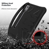 EIDERWOOD Lenovo Idea Tab Pro Anti-Drop Tablett Deksel med Håndtak og Stativfunksjon - Svart