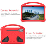 EIDERWOOD Lenovo Idea Tab Pro Anti-Drop Tablett Deksel med Håndtak og Stativfunksjon - Rød