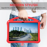 EIDERWOOD Lenovo Idea Tab Pro Anti-Drop Tablett Deksel med Håndtak og Stativfunksjon - Rød