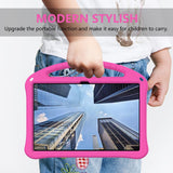 EIDERWOOD Lenovo Idea Tab Pro Anti-Drop Tablett Deksel med Håndtak og Stativfunksjon - Rosa