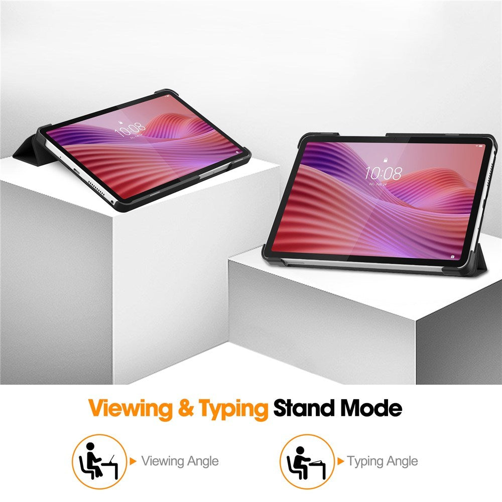 Lenovo Tab One 8.7" EIDERWOOD Kunstskinn Flipp Deksel - Svart