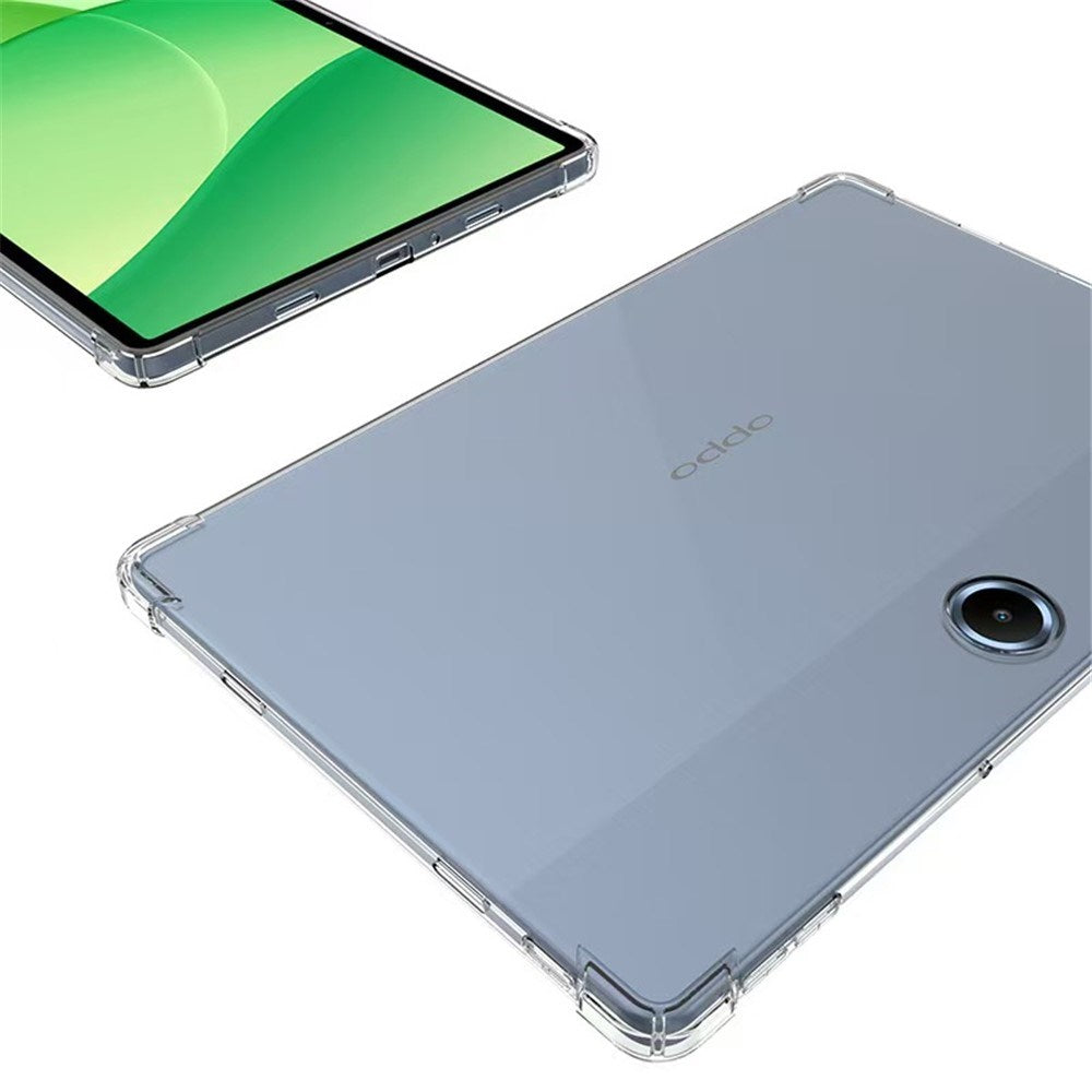 EIDERWOOD OnePlus Pad Lite Fleksibelt Plast Deksel m. Støtabsorberende Hjørner - Gjennomsiktig