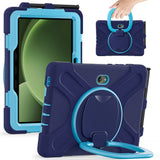 Samsung Galaxy Tab Active5 Pro / Active4 Pro EIDERWOOD Hybrid Plast Barne Deksel m. Kickstand & Stropp - Blå
