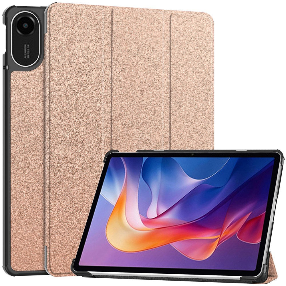Xiaomi Redmi Pad 2 EIDERWOOD Kunstskinn Flipp Deksel - Rose Gold