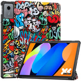 Lenovo Idea Tab 11 EIDERWOOD Kunstskinn Flipp Deksel med Motiv - Graffiti