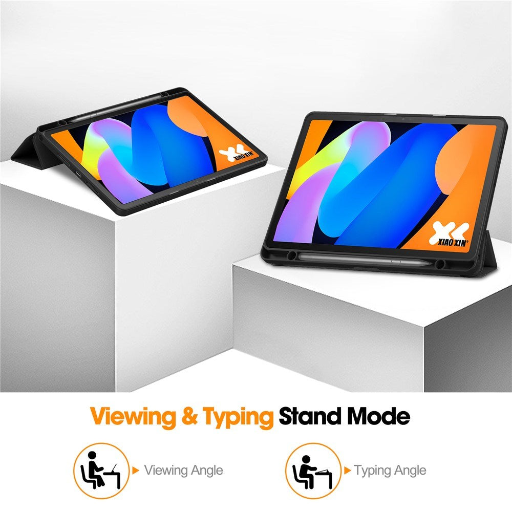 Lenovo Idea Tab 11 EIDERWOOD Kunstskinn Flipp Deksel m. Pennholder - Svart