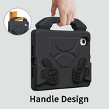 EIDERWOOD iPad Mini (2024 / 2021) Barn Deksel m. Thumb Kickstand - Svart