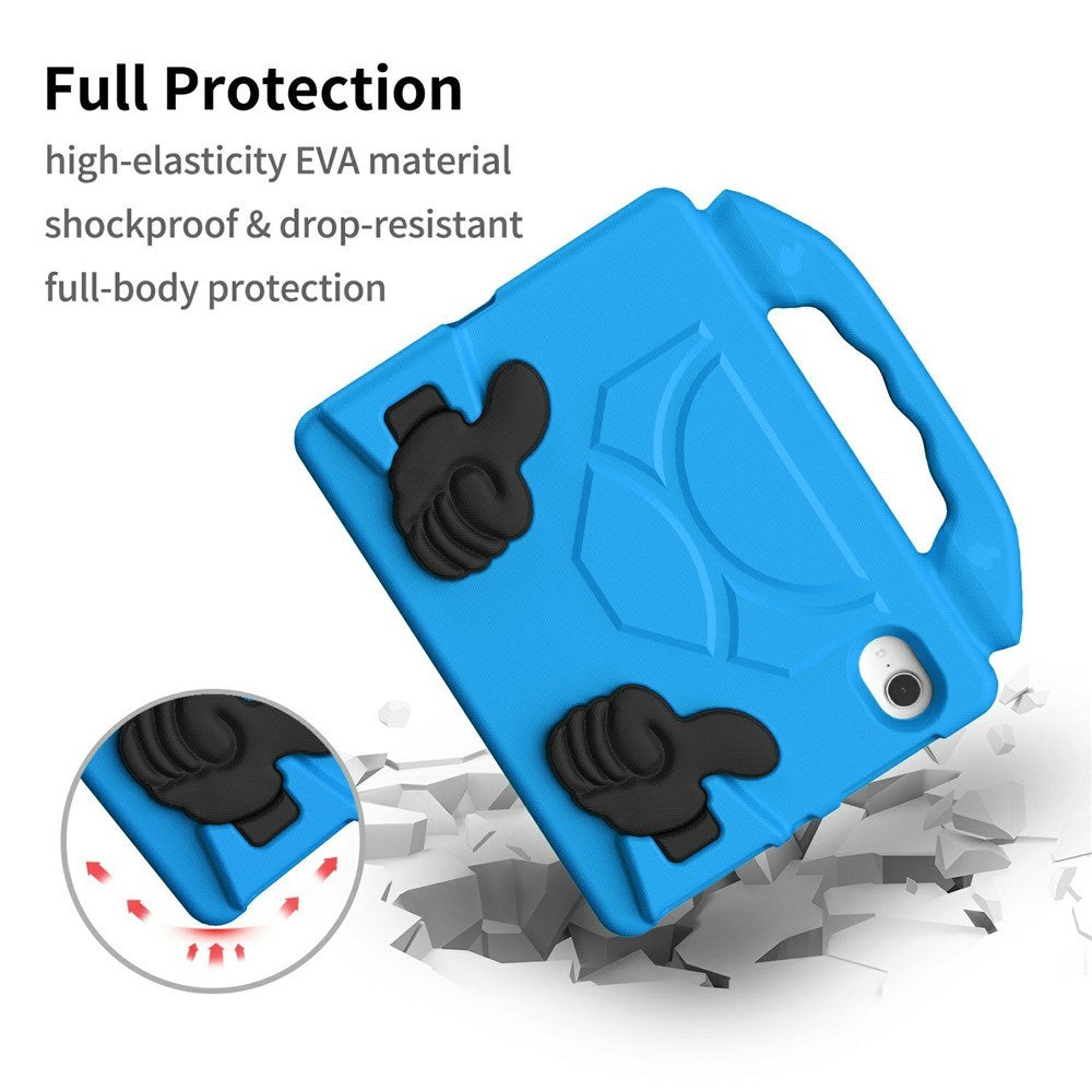 EIDERWOOD iPad Mini (2024 / 2021) Barn Deksel m. Thumb Kickstand - Blå