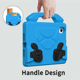 EIDERWOOD iPad Mini (2024 / 2021) Barn Deksel m. Thumb Kickstand - Blå