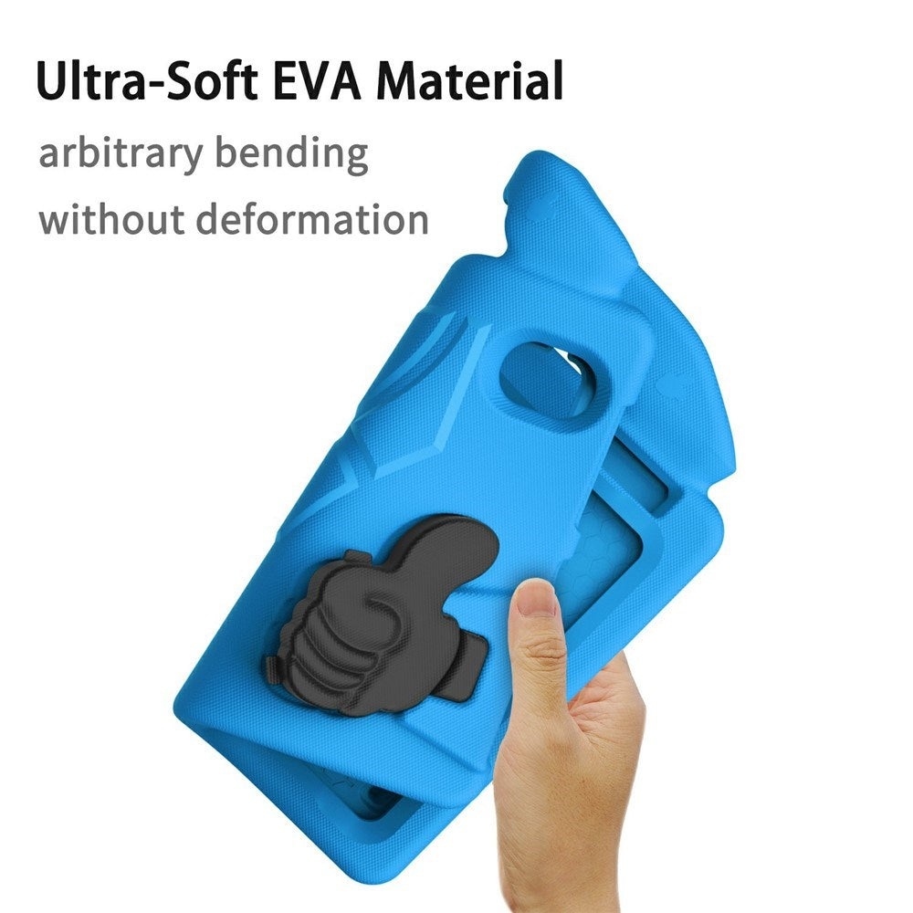 EIDERWOOD iPad Mini (2024 / 2021) Barn Deksel m. Thumb Kickstand - Blå