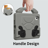 EIDERWOOD iPad Mini (2024 / 2021) Barn Deksel m. Thumb Kickstand - Grå