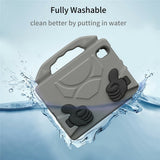 EIDERWOOD iPad Mini (2024 / 2021) Barn Deksel m. Thumb Kickstand - Grå