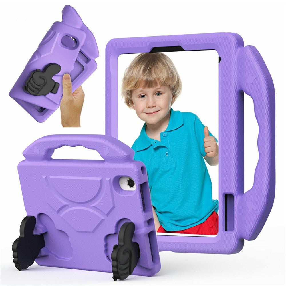 EIDERWOOD iPad Mini (2024 / 2021) Barn Deksel m. Thumb Kickstand - Lilla