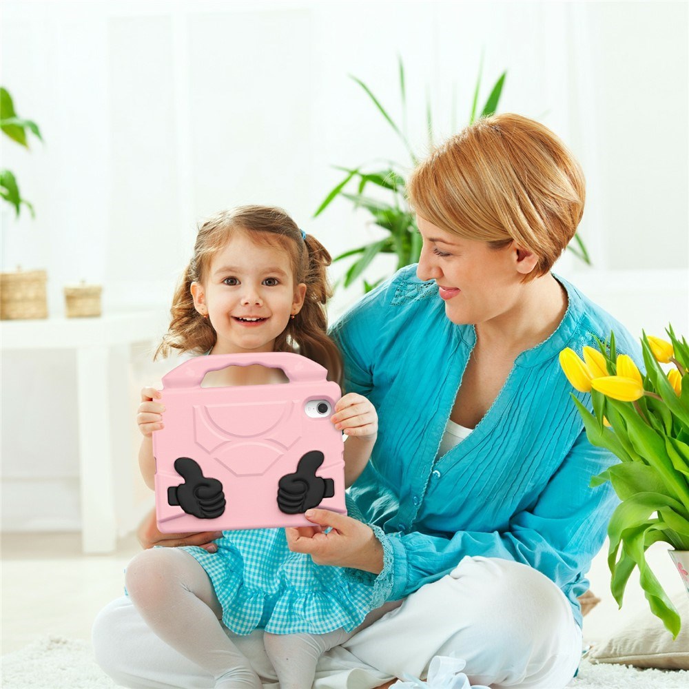 EIDERWOOD iPad Mini (2024 / 2021) Barn Deksel m. Thumb Kickstand - Rosa