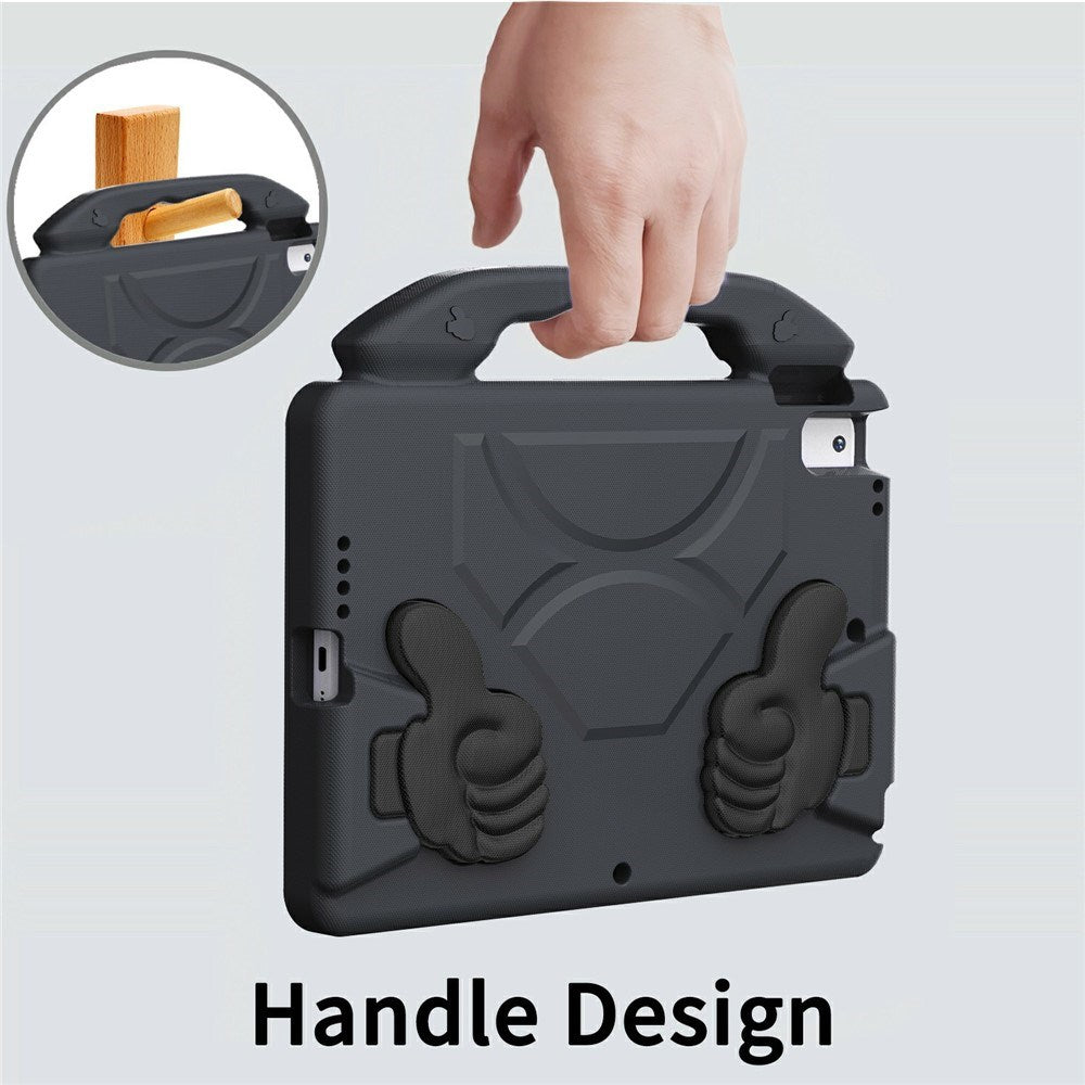 EIDERWOOD iPad 10.2" (2021 / 2020 / 2019) / Air (2019) Barn Deksel m. Thumb Kickstand - Svart