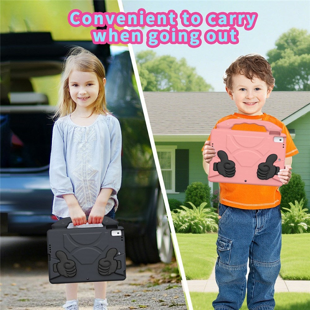 EIDERWOOD iPad 10.2" (2021 / 2020 / 2019) / Air (2019) Barn Deksel m. Thumb Kickstand - Svart