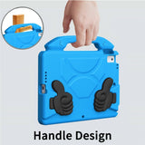 EIDERWOOD iPad 10.2" (2021 / 2020 / 2019) / Air (2019) Barn Deksel m. Thumb Kickstand - Blå