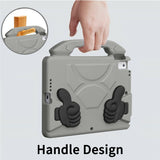 EIDERWOOD iPad 10.2" (2021 / 2020 / 2019) / Air (2019) Barn Deksel m. Thumb Kickstand - Grå