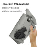 EIDERWOOD iPad 10.2" (2021 / 2020 / 2019) / Air (2019) Barn Deksel m. Thumb Kickstand - Grå