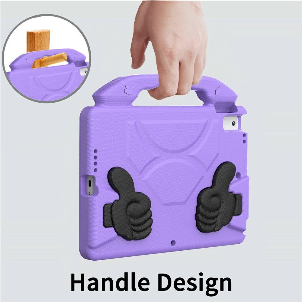 EIDERWOOD iPad 10.2" (2021 / 2020 / 2019) / Air (2019) Barn Deksel m. Thumb Kickstand - Lilla