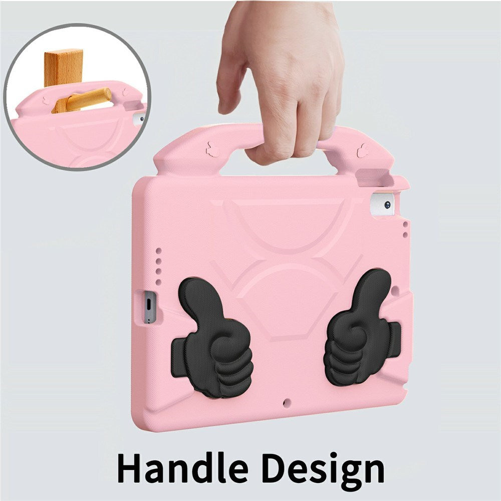 EIDERWOOD iPad 10.2" (2021 / 2020 / 2019) / Air (2019) Barn Deksel m. Thumb Kickstand - Rosa