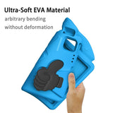 EIDERWOOD iPad Pro 11" (2025 - 2018) / Air (2022 / 2020) Barn Deksel m. Thumb Kickstand - Blå