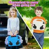 EIDERWOOD iPad Pro 11" (2025 - 2018) / Air (2022 / 2020) Barn Deksel m. Thumb Kickstand - Blå