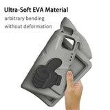 EIDERWOOD iPad Pro 11" (2025 - 2018) / Air (2022 / 2020) Barn Deksel m. Thumb Kickstand - Grå