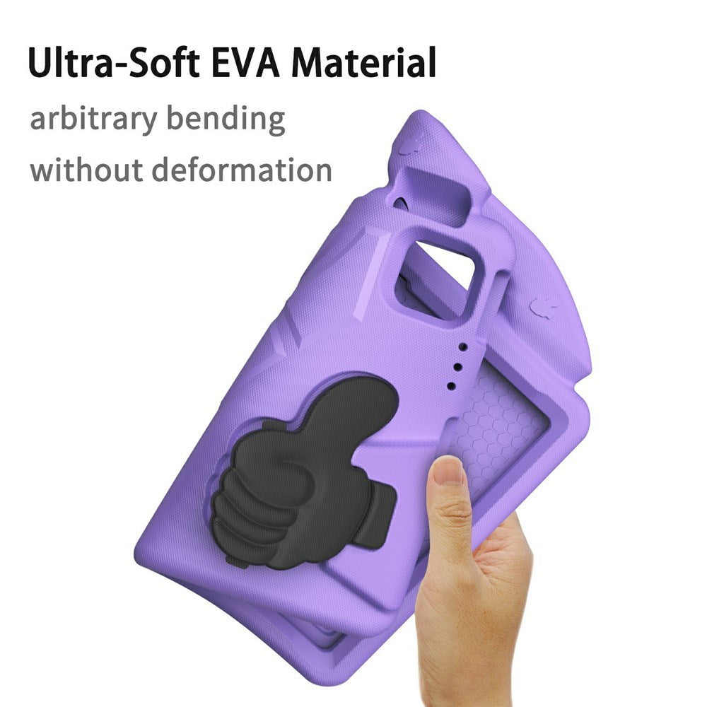 EIDERWOOD iPad Pro 11" (2025 - 2018) / Air (2022 / 2020) Barn Deksel m. Thumb Kickstand - Lilla