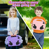 EIDERWOOD iPad Pro 11" (2025 - 2018) / Air (2022 / 2020) Barn Deksel m. Thumb Kickstand - Lilla