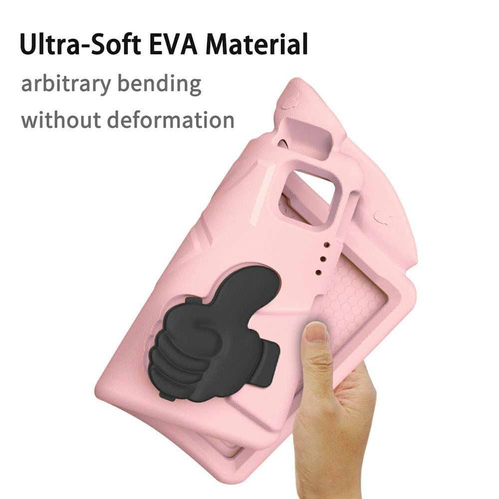 EIDERWOOD iPad Pro 11" (2025 - 2018) / Air (2022 / 2020) Barn Deksel m. Thumb Kickstand - Rosa