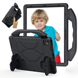 EIDERWOOD iPad Pro 12.9" (2022 / 2021 / 2020 / 2018) / Air 13" (2025 / 2024) / Pro 13" (2025 / 2024) Barn Deksel m. Thumb Kickstand - Svart