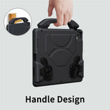 EIDERWOOD iPad Pro 12.9" (2022 / 2021 / 2020 / 2018) / Air 13" (2025 / 2024) / Pro 13" (2025 / 2024) Barn Deksel m. Thumb Kickstand - Svart