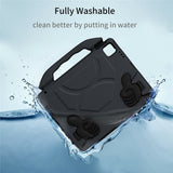 EIDERWOOD iPad Pro 12.9" (2022 / 2021 / 2020 / 2018) / Air 13" (2025 / 2024) / Pro 13" (2025 / 2024) Barn Deksel m. Thumb Kickstand - Svart