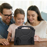 EIDERWOOD iPad Pro 12.9" (2022 / 2021 / 2020 / 2018) / Air 13" (2025 / 2024) / Pro 13" (2025 / 2024) Barn Deksel m. Thumb Kickstand - Svart